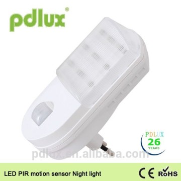 Pdlux LED motion sensor led night light British and European plug