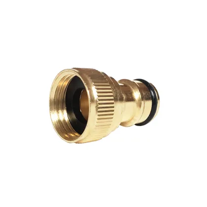 Brass garden hose tap adapter