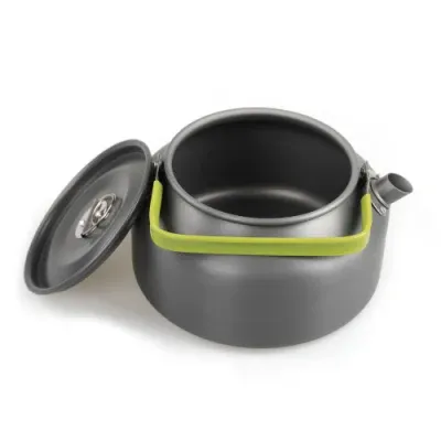 1.2L Aluminum Camping Teapot Portable Barbecue Kettle Coffee Pot