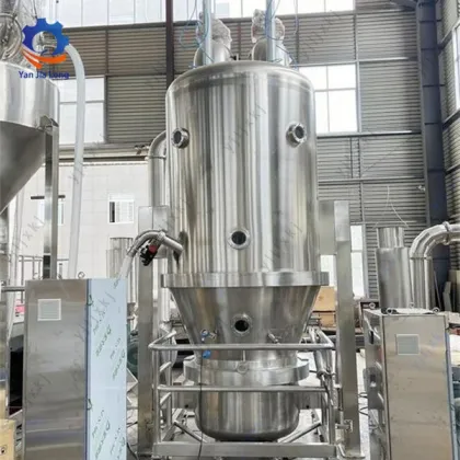 Cocoa and coffee powder Fluidized Granulator