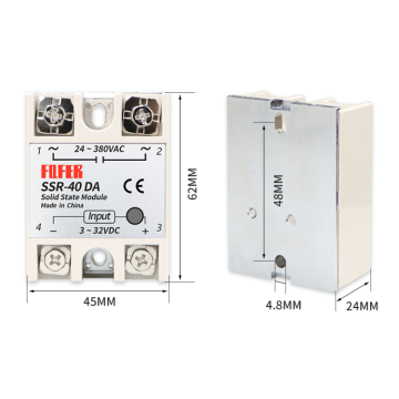 Industrial DC to AC SSR Relays for 3 Phase and Single Phase