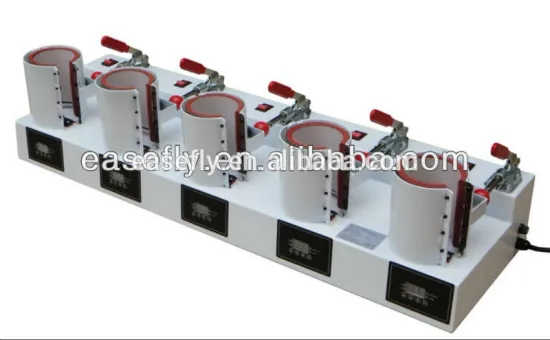 New DIY mug printer, High Quality 5 In 1 Mug Printing Machine(CE certificate)