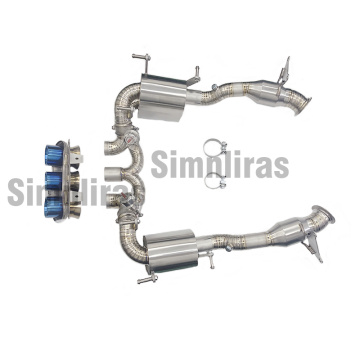 10-15 Ferrari 458 Spider Titanium Catback Cald