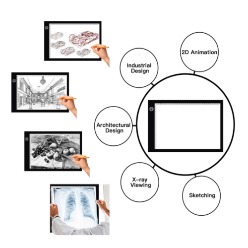 Tracing Light Pad mit großem Arbeitsbereich