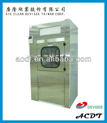 Dynamic pass box with 5t safety glass window made in Taiwan