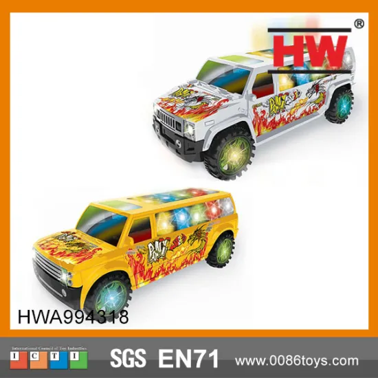 Hot sale funny musical small battery operated toys cars