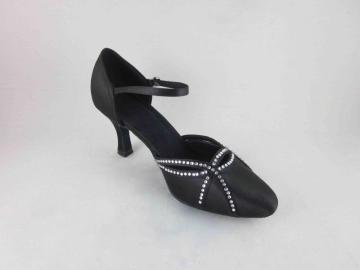 Ladies ballroom shoes with crystals