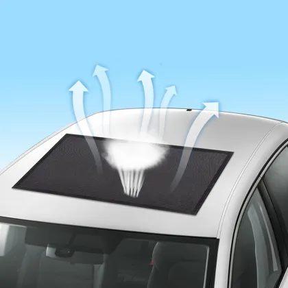 Magnetic Foldable Car Sunroof Shade for Parking