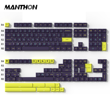 Daye 173-key Cyberpunk SA Profilo DoubleShot ABS Keycaps per tastiere meccaniche fai-da-te