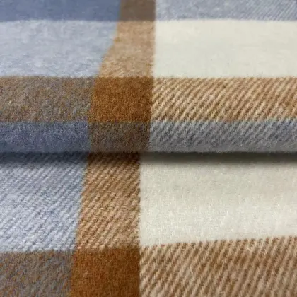 wool plaid tweed fabric
