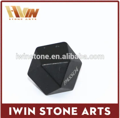 Iwin Diamond Shape Whiskey stones Black Ice Stone