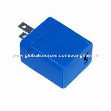 Travel Charger with 5V DC Output Voltage, 47 to 63Hz AC Input Frequency