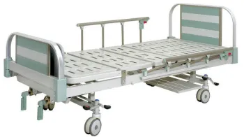 Luxury Manual Hospital Beds For Disabled , 2 Function Medical Icu Bed