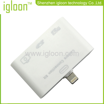 Ipad 4 Lightning Card Reader Camera Connection Kit Distributor China 