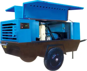 Industrial Engine Driven Constructionr Screw Compressor