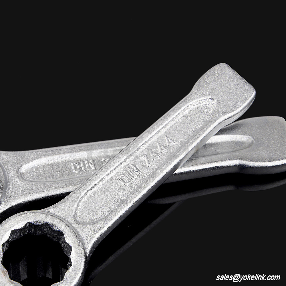 DIN 7444 Csúszódoboz-végkulcs króm-acél szerszámok
