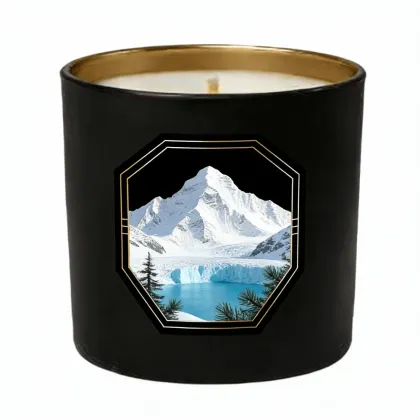 Handmade soy wax wish candle for aromatherapy