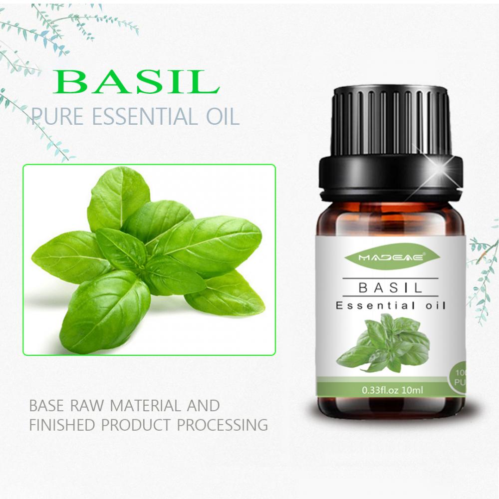 100% Natural Pure Organic Basil Oil massage Oil
