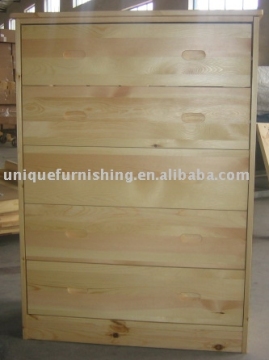 Used pine wood designs chest of drawers