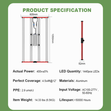 Planting Hydroponic 400w Electronic Full Spectrum Grow Light