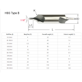 Fully Ground Straight Flutes HSS Center Drill Bit