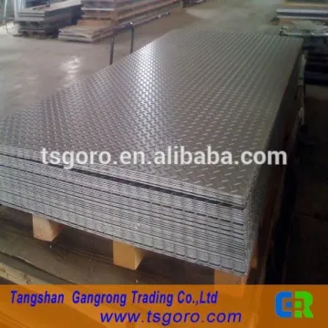 hebei anti slip ms steel sheet and plate size from tangshan