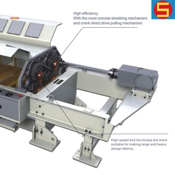 Ψηφιακή Jacquard Weaving Air Jet Loom 6912 Αγκίστρες