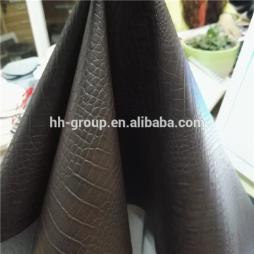 High quality synthetic croco pattern leather for making handbags
