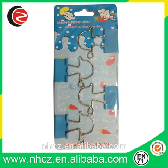 Turtle Shaped Metal Binder Clips