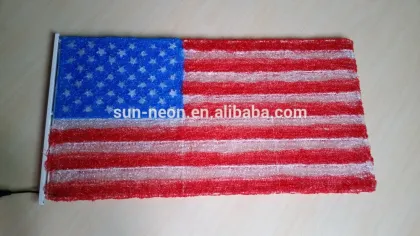 outdoor hanging motif light christmas street 2d motif flag light