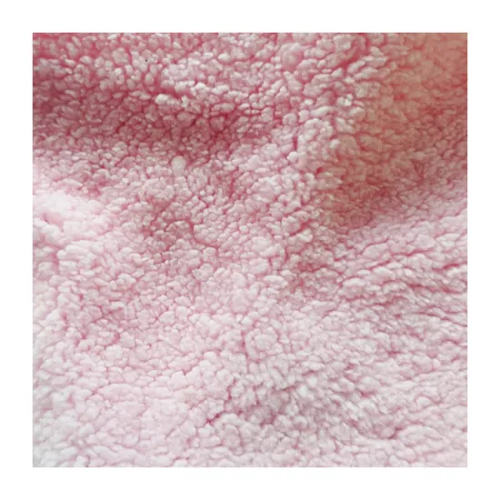 Delantex Hot-Selling Polyester Sherpa Fleece Fabric: Ideal for Sofas, Warm Jackets, and Lining