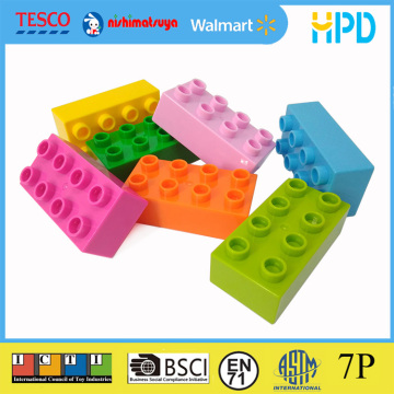 Educational block toy bulk color block toy parts