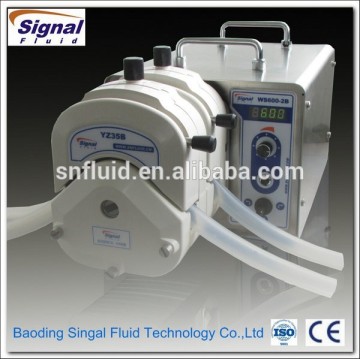 dual head industrial peristaltic pump