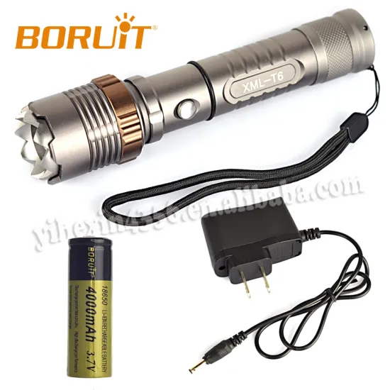 Lotus Head Zomm Rechargeable LED Torch Light