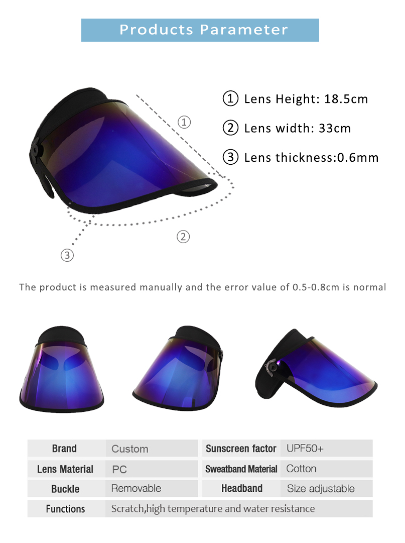 Purple Visor Sun Protection Visor Hat Supplier Hat Factory Wholesale