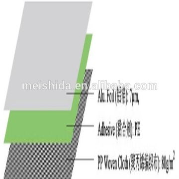 new 2016 vapour barrier aluminum foil woven fabric reflective foil insulation