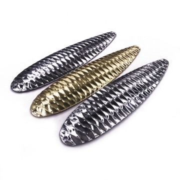 Tempat Terbaik Lure Fishing Sea Fishing 19.5cm Hard Metal Trolling Spoon Lure 2022 - Tidak Ada Bulu untuk Trout dan Saltwater