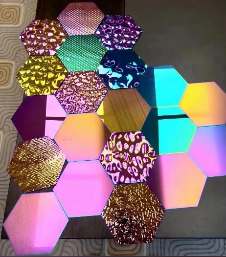 Stainless steel PVD electroplating