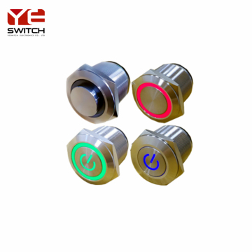 16mm waterproof push button switch