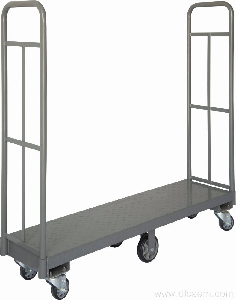 Warehouse 6 Wheels U Boat Trolley Carts