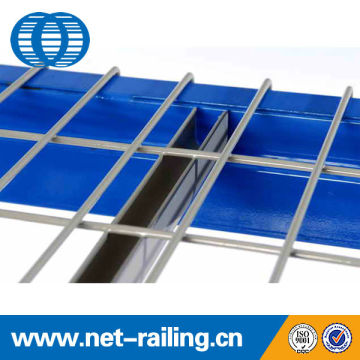 U channel logistic storage steel mesh decking for pallet rack