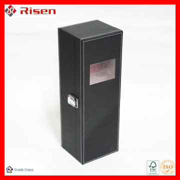 custom paper packaging box wooden wine box