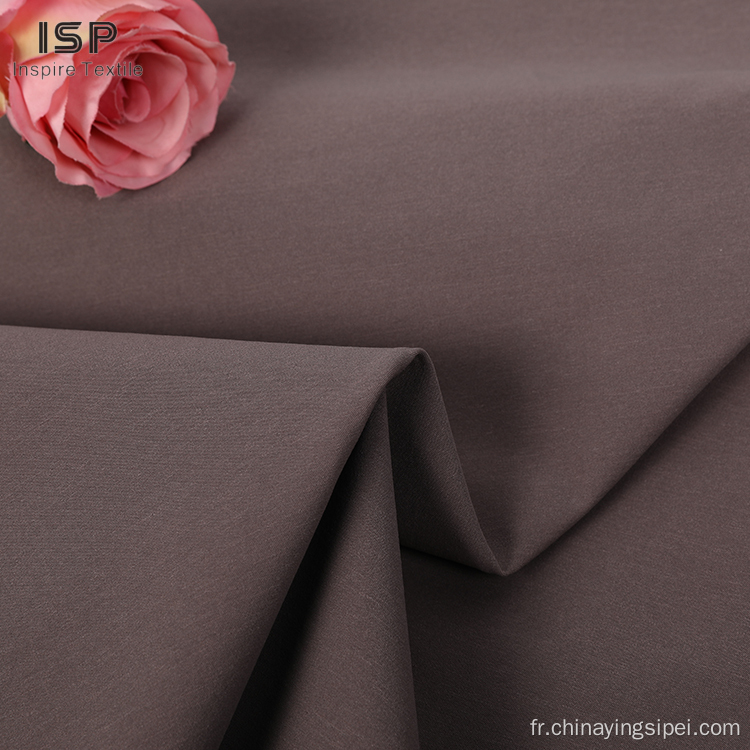 Tissu massif tissé 70% coton 30% Polyester Plaine pour robe