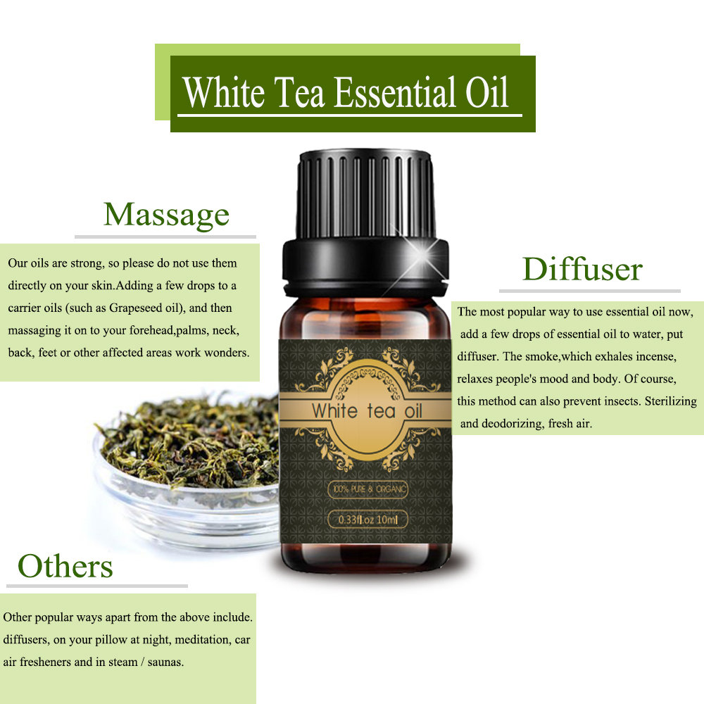 Hot selling 100%pure white tea essential oil