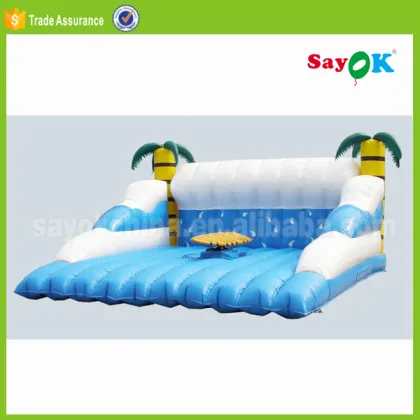 Inflatable Electric Surf Board Simulator: Mechanical Power Surfing