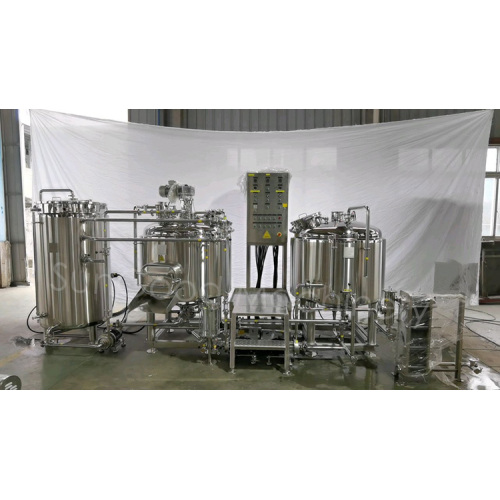 Brewhouse électrique monté sur dérapage 5BBL avec réservoirs de cave