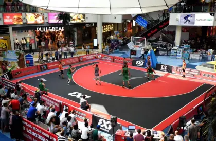 Tokyo Olympic 3x3 basketball floors