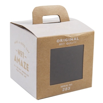 White Square Cardboard Cupcake and Cake Packaging Box with Lid - 8 Inch to 10 Inches