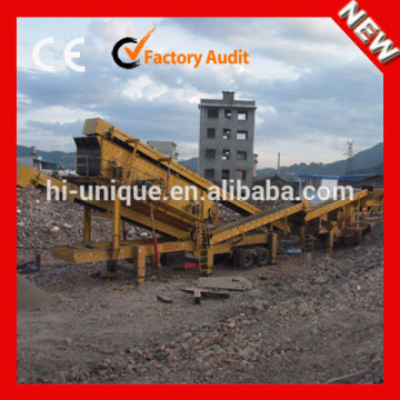 2015 good performance portable crusher, crushing & screening plant,flexible mobile crusher plant on sale