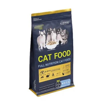 Eco-Friendly Flat Bottom Pouches for Cat and Dog Food
